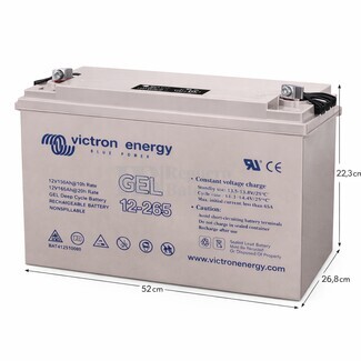 Victron 12 Voltios 265 Amperios | Bater�a GEL Deep Cycle BAT412126101